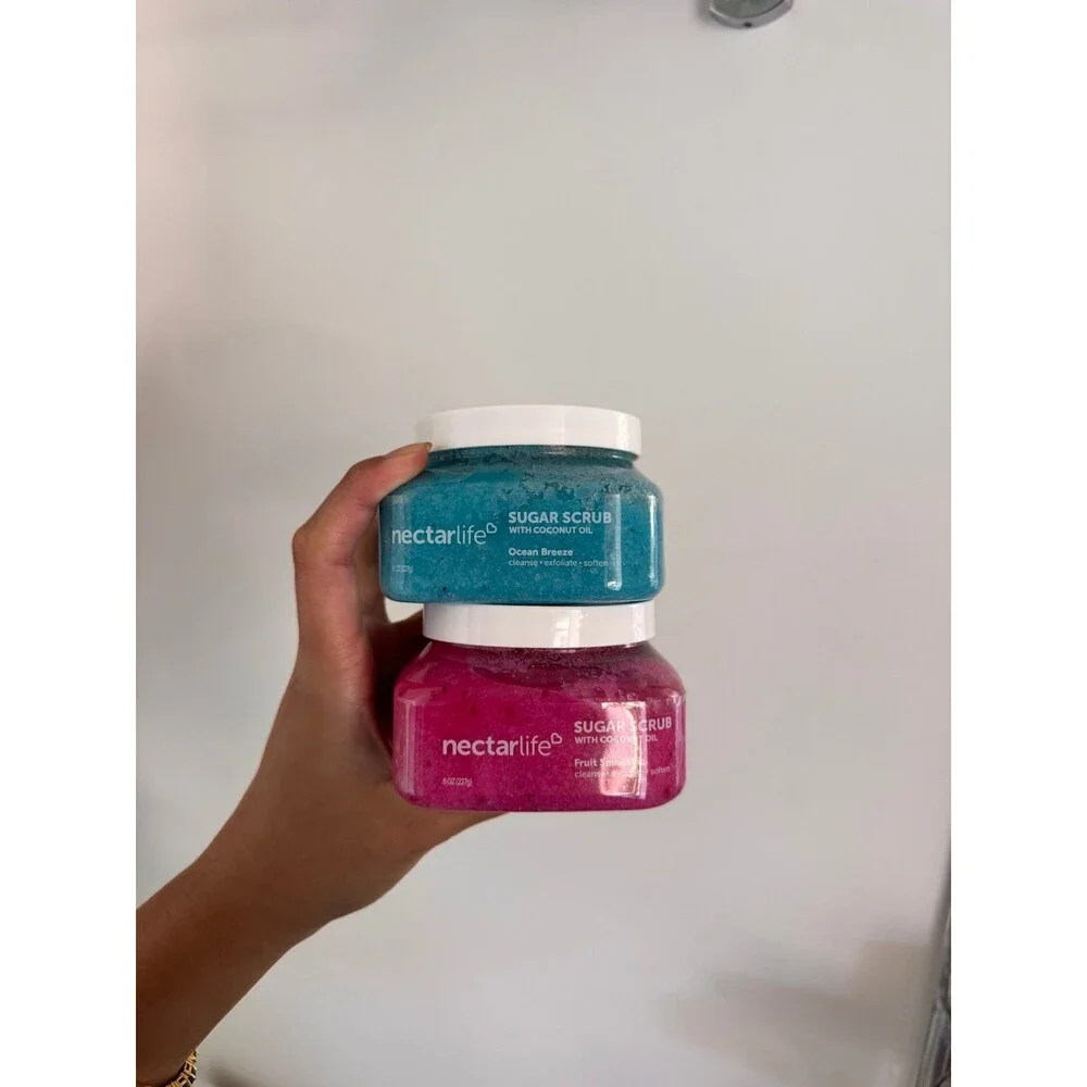 Nectarlife Sugar Scrub with Coconut Oil - 2 Jars